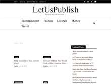 Tablet Screenshot of letuspublish.com